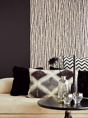 Chios Charcoal Graphic Wallpaper From The Savor Collection By Brewster Home Fashions