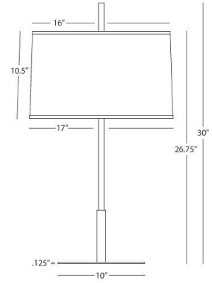 Echo Table Lamp In Various Finishes