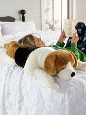 Plow & Hearth - Beagle Plush Oversized Body Pillow