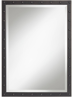 Uttermost Braddock Black 28" X 38" Frame Wall Mirror