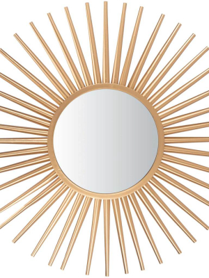 Zachary Sunburst Mirror Gold