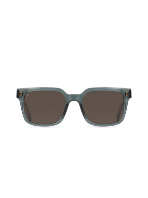 Raen West Square Sunglasses - Slate/smoke Brown