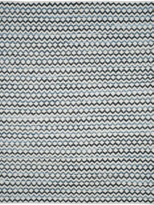 Montauk Ivory/blue/black Area Rug