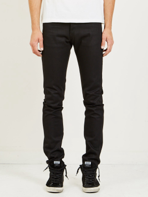 Super Guy Solid Black Selvedge Jean