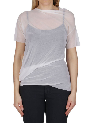 Maison Margiela Sheer Crewneck T-shirt