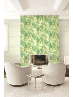 Kentmere Wallpaper In Green From The Lugano Collection By Seabrook Wallcoverings