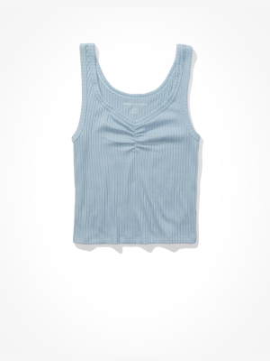 Ae Plush Cinched Tank Top