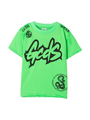 Gcds Kids Graphic Logo Printed T-shirt