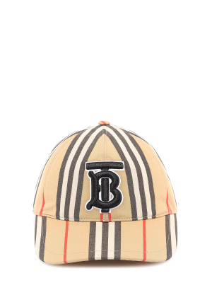 Burberry Monogram Striped Baseball Cap