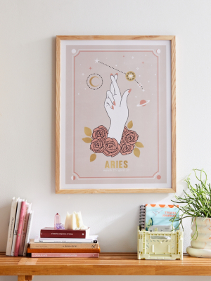 Emanuela Carratoni Zodiac Series Aries Art Print