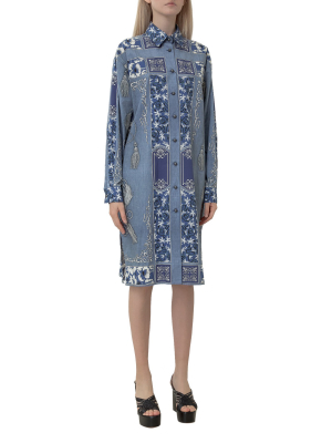 Etro Graphic Printed Shirt Dress