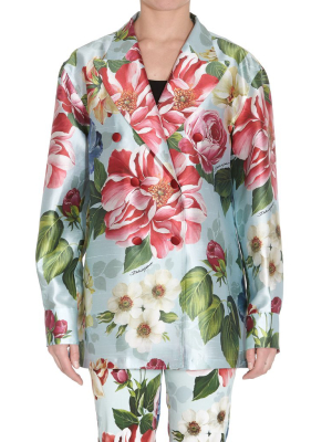 Dolce & Gabbana Floral Print Blazer