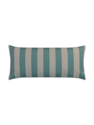 D.v. Kap Caf Stripe Lumbar Outdoor Pillow - Available In 4 Colors