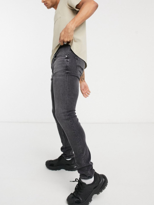 Nudie Jeans Co Tight Terry Skinny Fit Jeans In Fade To Gray