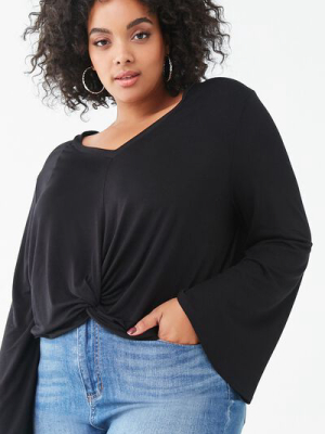 Plus Size Twisted Top