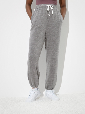 Ae Fleece Slouchy Boyfriend Jogger