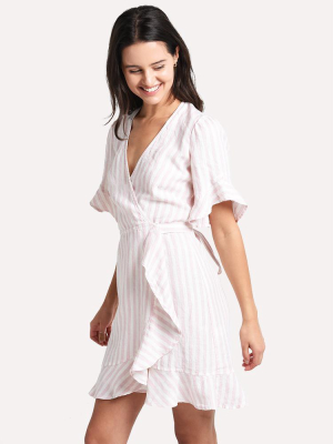 Honorine Edie Striped Linen Dress