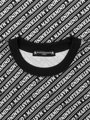 Mastermind World All Over Logo Sweatshirt - Black