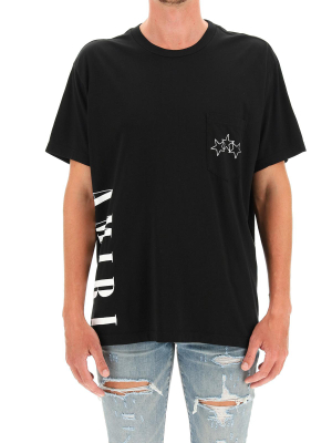 Amiri Star Print Crewneck T-shirt