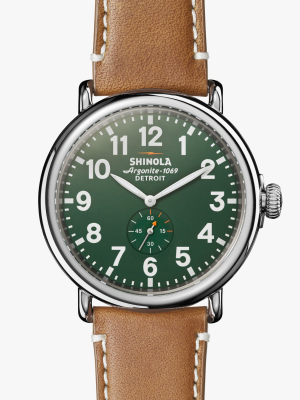 The Runwell 47 Mm Green Dial