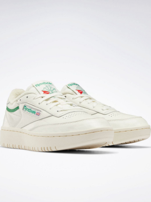 Reebok Club C Double Sneakers In Chalk