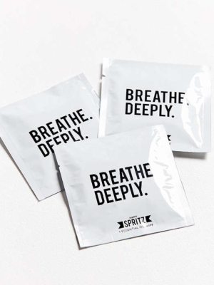 Happy Spritz Breathe Deeply Essential Oil Towelette