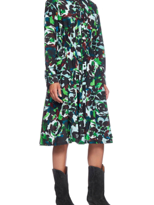 Kenzo Archive Floral Shirt Dress