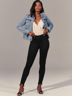Curve Love High Rise Super Skinny Ankle Jeans