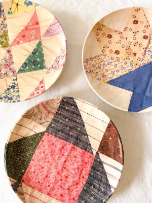 Quilt Pattern 10" Plates Pastels