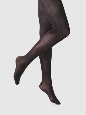 Women's 50d Opaque Tights - A New Day™ Black