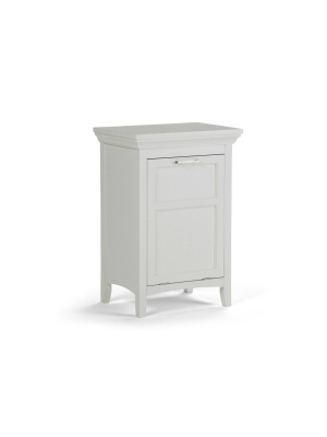 20.5"x29.9" Hayes Storage Hamper White - Wyndenhall