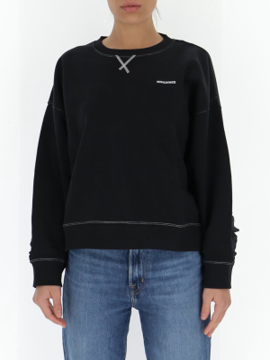 Redvalentino Ruffle Detail Sweatshirt