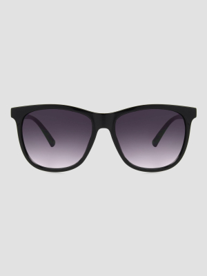 Women's Square Sunglasses - A New Day™ Black