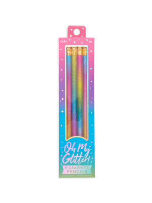 Oh My Glitter! Graphite Pencils - Set Of 6