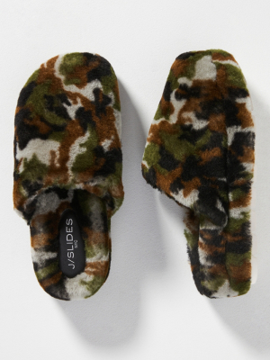 J/slides Sleek Shearling Slippers