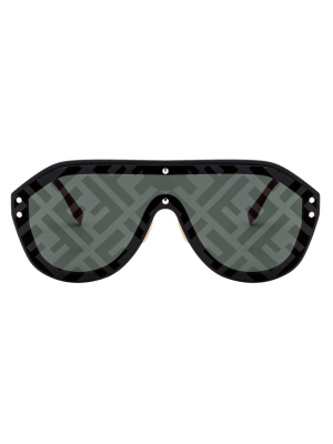 Fendi Eyewear Ff Monogram Aviator Sunglasses