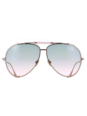 Tom Ford Eyewear Jack Aviator-frame Sunglasses