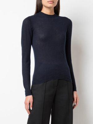 Crewneck Sweater In Lightweight Cashmere