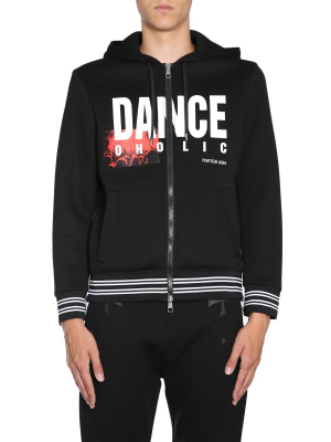 Neil Barrett Danceholic Print Hooded Jacket