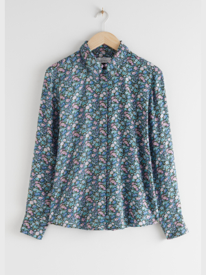 Spotted Button Up Shirt