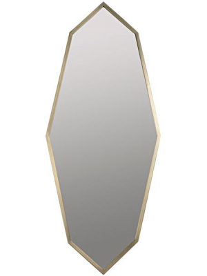 Parsifal Mirror In Antique Brass