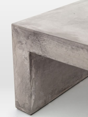 Concrete Waterfall Indoor/outdoor Coffee Table
