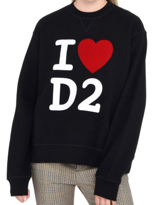 Dsquared2 I Love D2 Print Sweatshirt