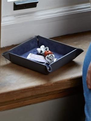 Small Leather Valet Tray