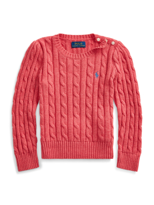 Cable-knit Cotton Sweater