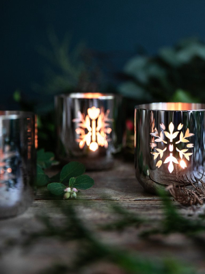 Meadow Tealight Holder, Set Of 3