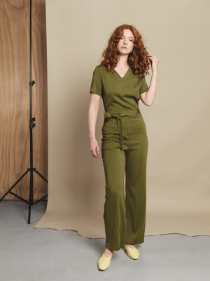 Influence Khaki Jumpsuit