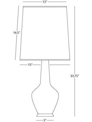 Capri Tall Table Lamp In White Cased Glass W/ Polished Nickel Accents