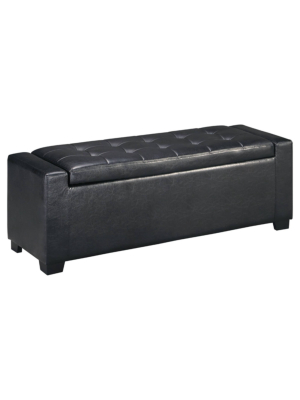 Benches Upholstered Storage Bench - Signature Design By Ashley