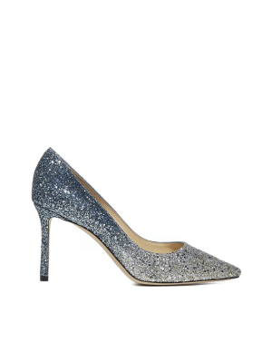 Jimmy Choo Romy Glitter 85 Pumps